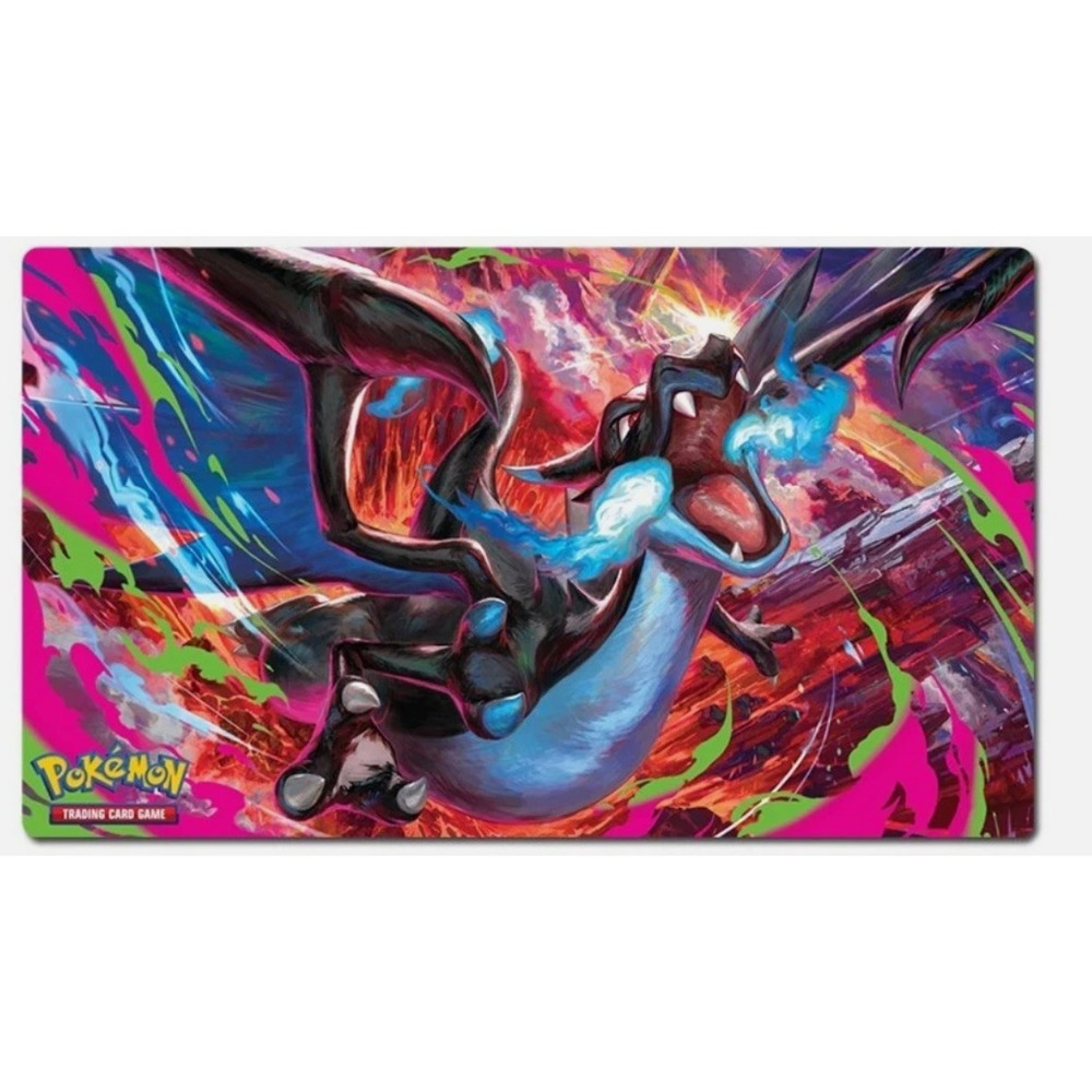 Mega Charizard X Board Game Pokemon Playmat Card Play Mat TCG CCG Pad Mousepad
